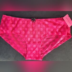 Betsey Johnson bubble mesh panty, M, NWT